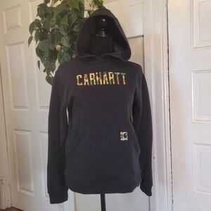 Carhartt Black Hoodie with Logo